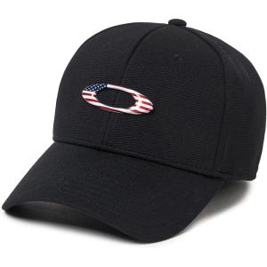 imageOakley Mens Tincan HatBlackAmerican Flag