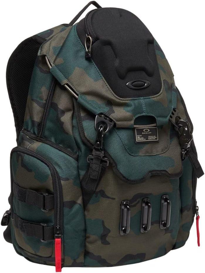 imageOakley Mens Bathroom Sink Recycled Backpack Black One SizeGreen