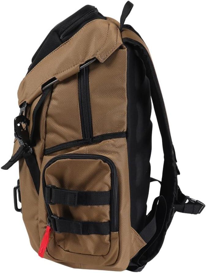 imageOakley Mens Bathroom Sink Recycled Backpack Black One SizeTan