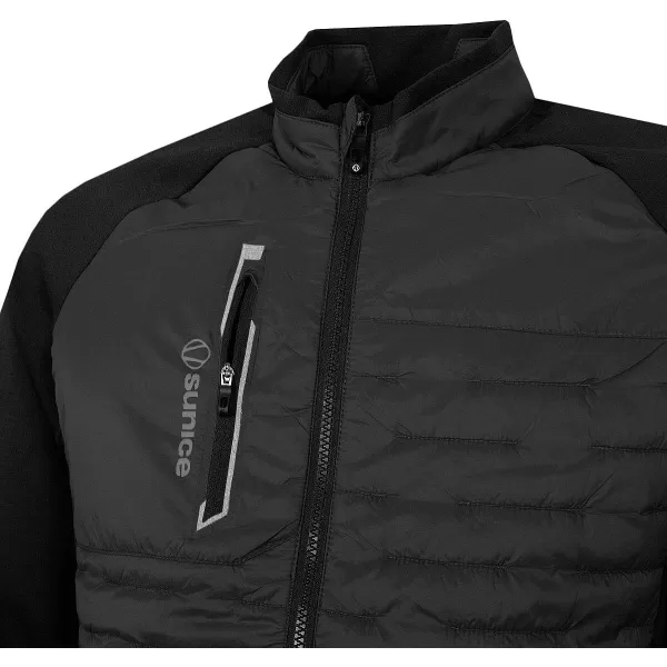 Sunice Performance Apparel - Hamilton Men’s Windproof Full Zip Ultra-Lightweight Water Repellent Thermal Jacket