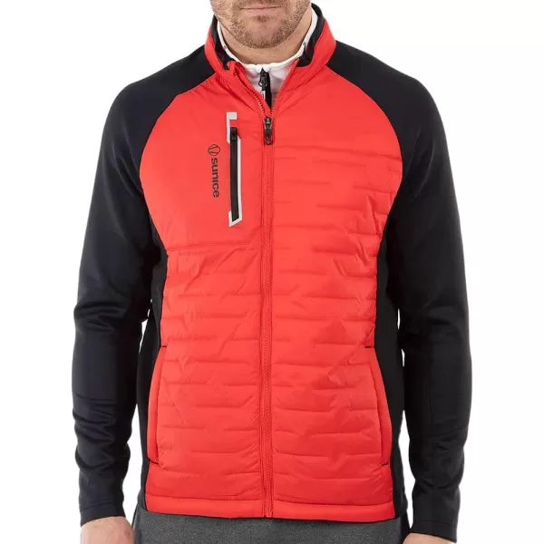 Sunice Performance Apparel - Hamilton Men’s Windproof Full Zip Ultra-Lightweight Water Repellent Thermal Jacket