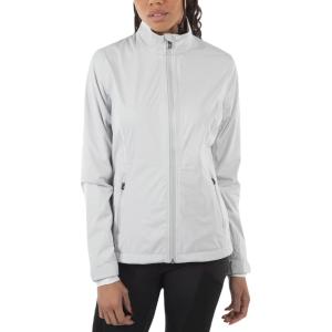 imageSunice Performance Apparel  Womens Onassis Waterproof Lightweight Full Zip Stretch Rain JacketOysterPure White