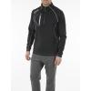 imageSunice Allendale Mens Half Zip Performance Pullover with Thermal ProtectionBlackOmbre