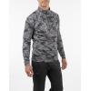 imageSunice Allendale Mens Half Zip Performance Pullover with Thermal ProtectionCharcoal CamoBlack