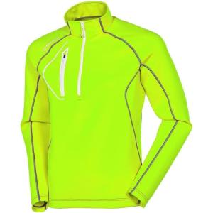 imageSunice Allendale Mens Half Zip Performance Pullover with Thermal ProtectionTennis BallCharcoal