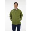 imageSunice Performance Apparel  Jay Mens Waterproof Breathable Ultra Lightweight Hyper 4Way Stretch Performance JacketArmy GreenPure White