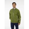 imageSunice Performance Apparel  Jay Mens Waterproof Breathable Ultra Lightweight Hyper 4Way Stretch Performance JacketArmy GreenPure White