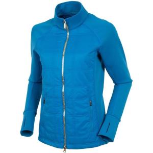 imageSunice Performance Apparel  Womens Ella Long Sleeve Windproof Insulated Thermal JacketImperial BlueGold