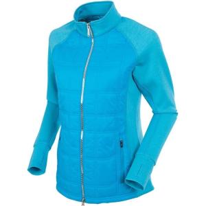 imageSunice Performance Apparel  Womens Ella Long Sleeve Windproof Insulated Thermal JacketOcean Blue