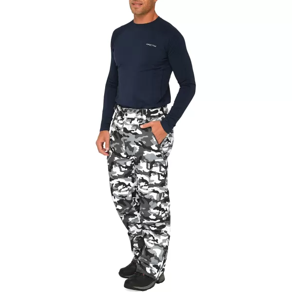 Arctix Mens Snow Sports Cargo PantsA6 Camo Black