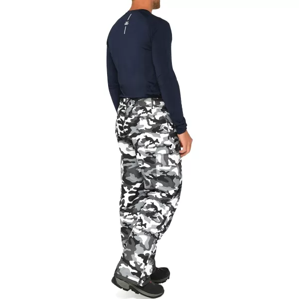 Arctix Mens Snow Sports Cargo PantsA6 Camo Black