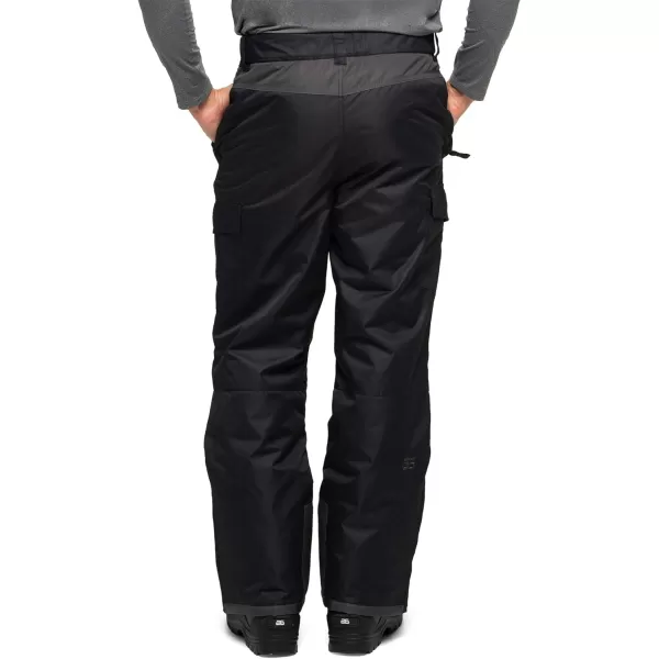 Arctix Mens Snow Sports Cargo PantsBlackCharcoal