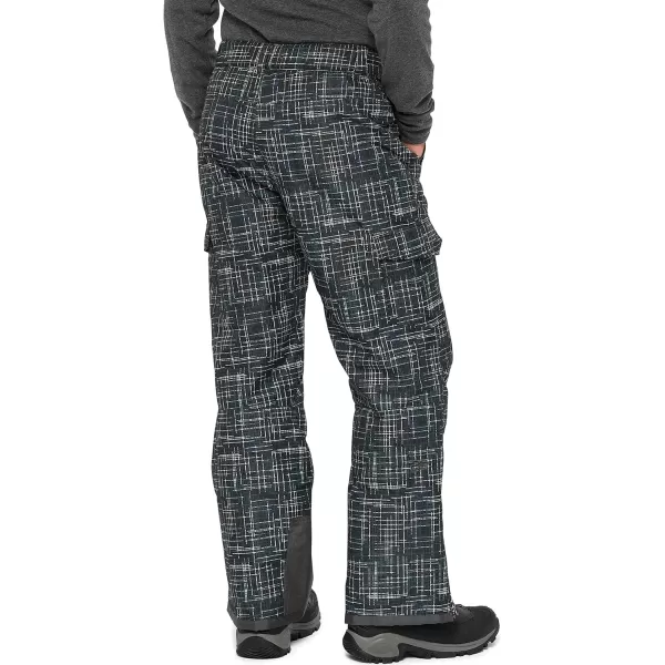 Arctix Mens Snow Sports Cargo PantsBlizzard Print Black