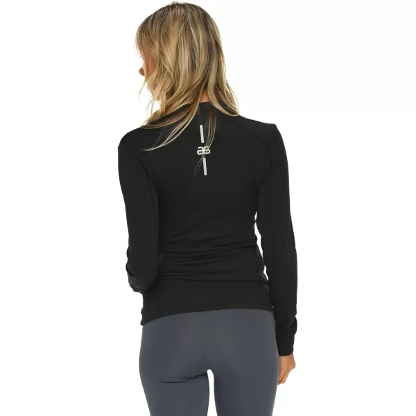 Arctix Womens Dynamic 14Zip Base Layer TopBlack