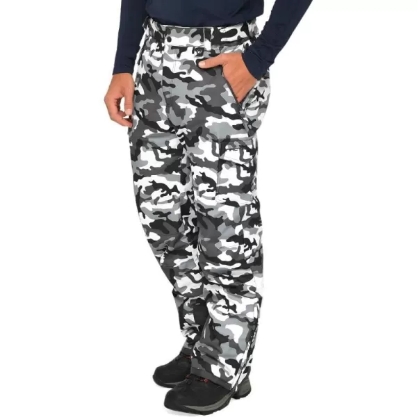 Arctix Mens Snow Sports Cargo PantsA6 Camo Black