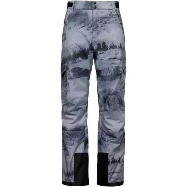 Arctix Mens Snow Sports Cargo PantsScenic Print Gray