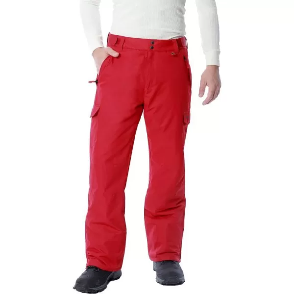 Arctix Mens Snow Sports Cargo PantsVintage Red