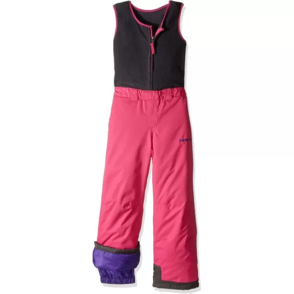 Arctix UnisexChild Limitless Fleece Top Bib OverallsFuchsia