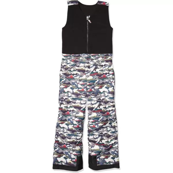 Arctix UnisexChild Limitless Fleece Top Bib OverallsWhite Multi Camo