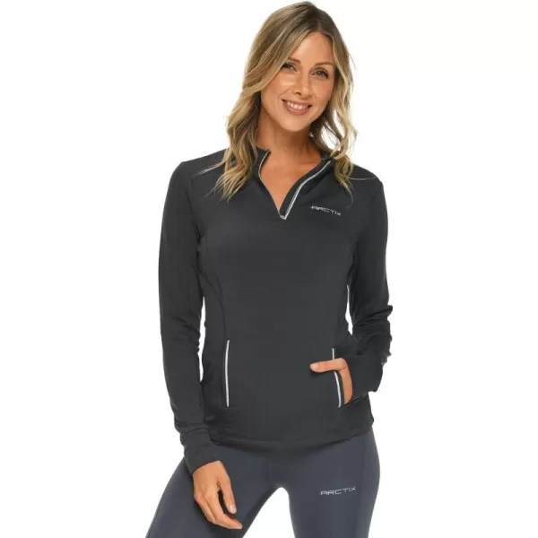 Arctix Womens Dynamic 14Zip Base Layer TopSteel