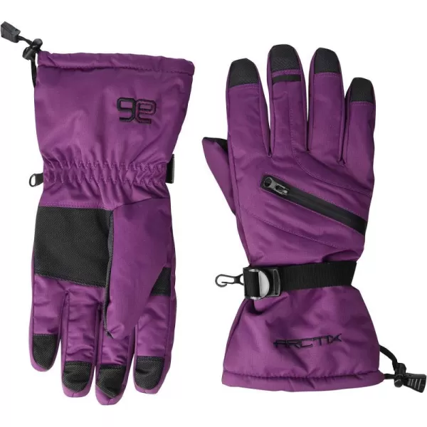 Arctix Womens Insulated Downhill GlovesPlum