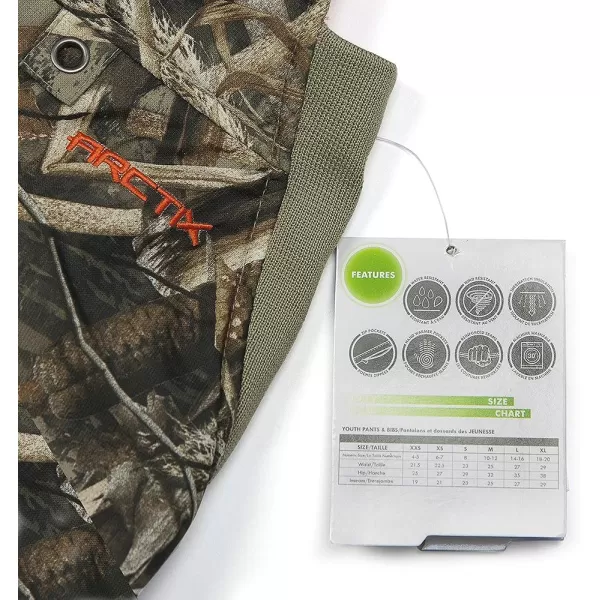 Arctix Kids Insulated Snow Bib OverallsRealtree MAX5 Camo