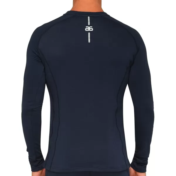 Arctix Mens Dynamic Base Layer Crewneck TopBlue Night