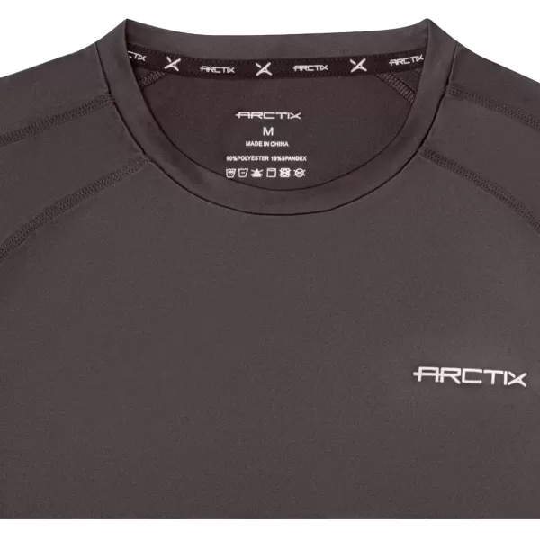 Arctix Mens Power Base Layer Crewneck TopCharcoal