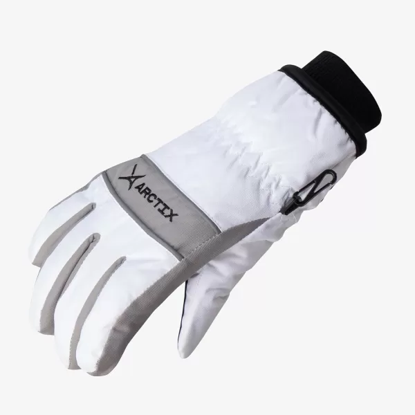 Arctix UnisexChild Whiteout Insulated Ski GlovesWhite