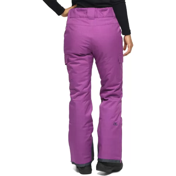 Arctix Womens Snow Sports Insulated Cargo PantsShort Amethyst Melange