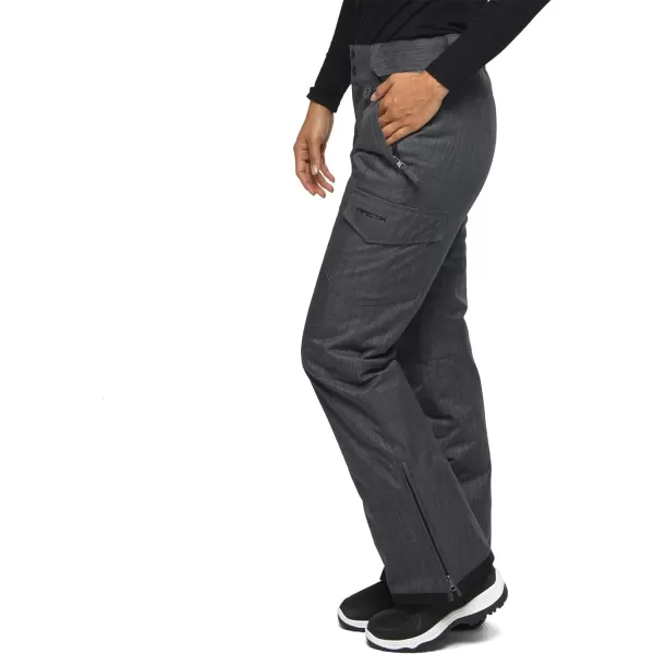 Arctix Womens Snow Sports Insulated Cargo PantsTall Steel Melange