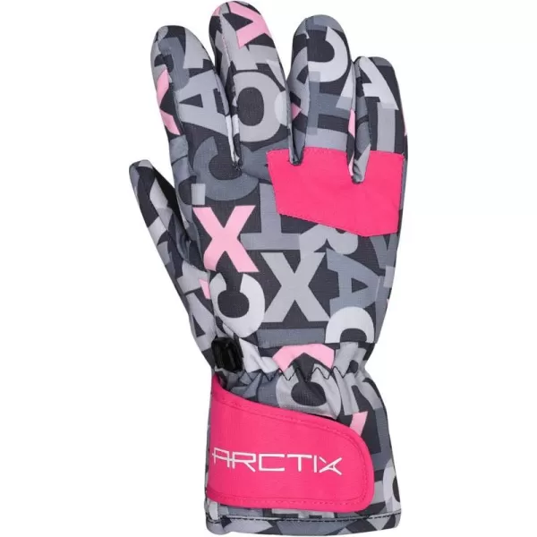 Arctix Kids Matterhorn GloveLetter Toss Pink