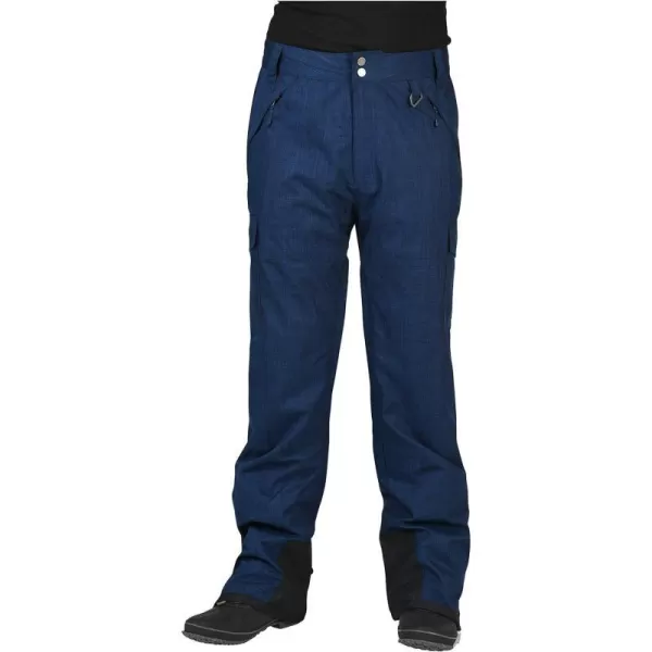 Arctix Mens Mountain Premium Snowboard Cargo PantsBlue Night Melange