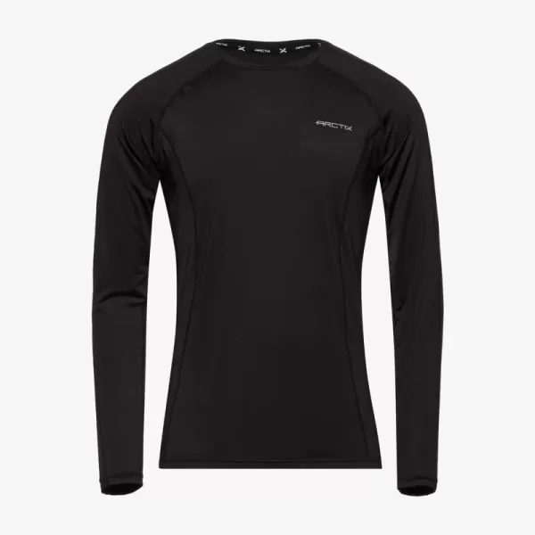 Arctix Mens Power Base Layer Crewneck TopBlack