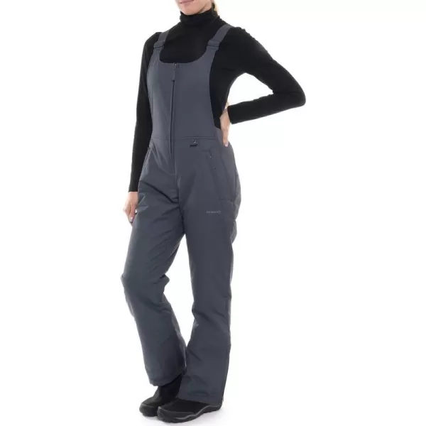 Arctix womens Essential Insulated Bib OverallsSteel