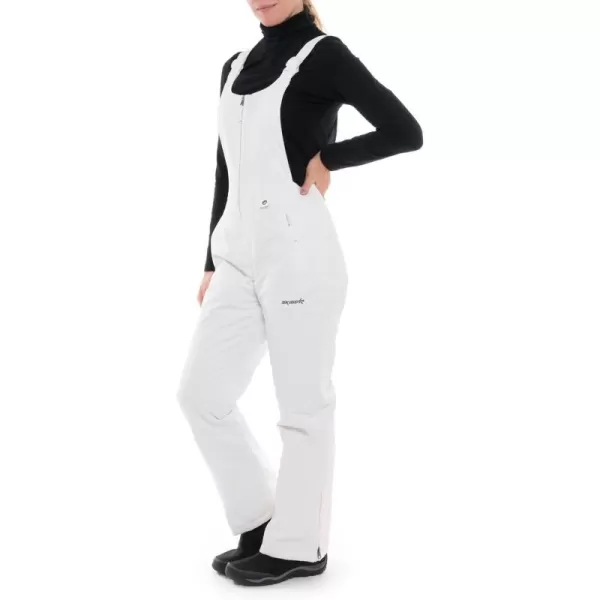 Arctix womens Essential Insulated Bib OverallsWhite