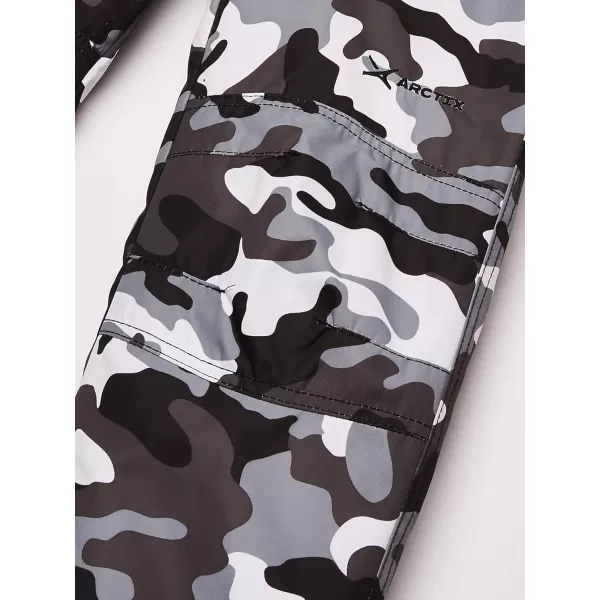 Arctix Kids Snow Pants with Reinforced Knees and SeatA6 Camo Black