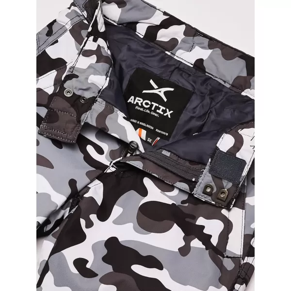 Arctix Kids Snow Pants with Reinforced Knees and SeatA6 Camo Black