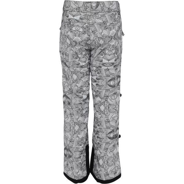 Arctix Kids Snow Pants with Reinforced Knees and SeatDiamond Print White