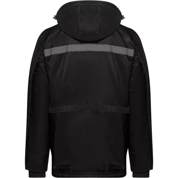 Arctix Mens Performance Tundra Jacket With Added VisibilityTall Black