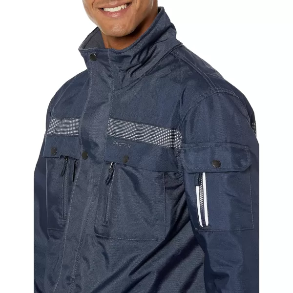 Arctix Mens Performance Tundra Jacket With Added VisibilityTall Blue Night