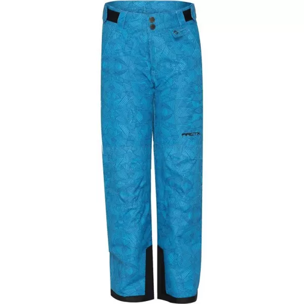 Arctix Kids Snow Pants with Reinforced Knees and SeatDiamond Print Marina Blue