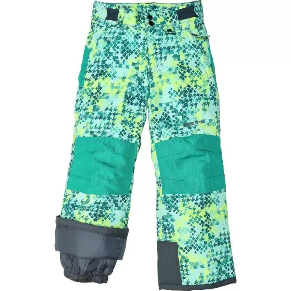 Arctix Kids Snow Pants with Reinforced Knees and SeatFreeze Pop Teal