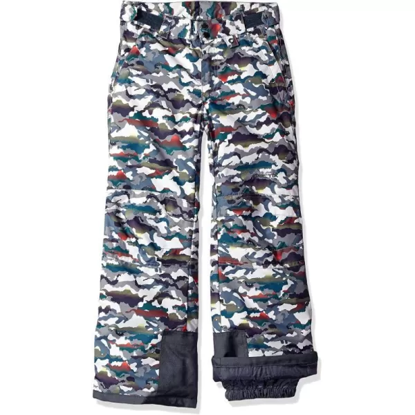 Arctix Kids Snow Pants with Reinforced Knees and SeatWhite Multi Camo