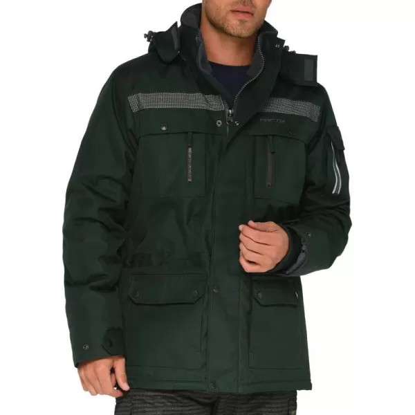 Arctix Mens Performance Tundra Jacket With Added VisibilityStandard Packers Green