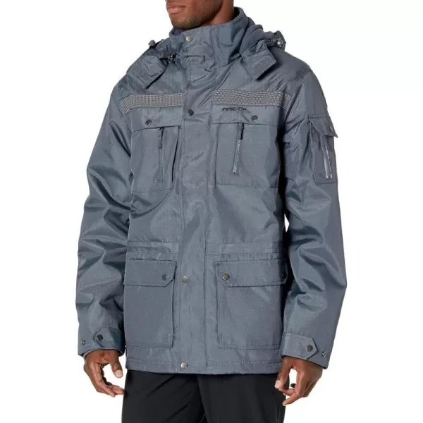 Arctix Mens Performance Tundra Jacket With Added VisibilityStandard Steel