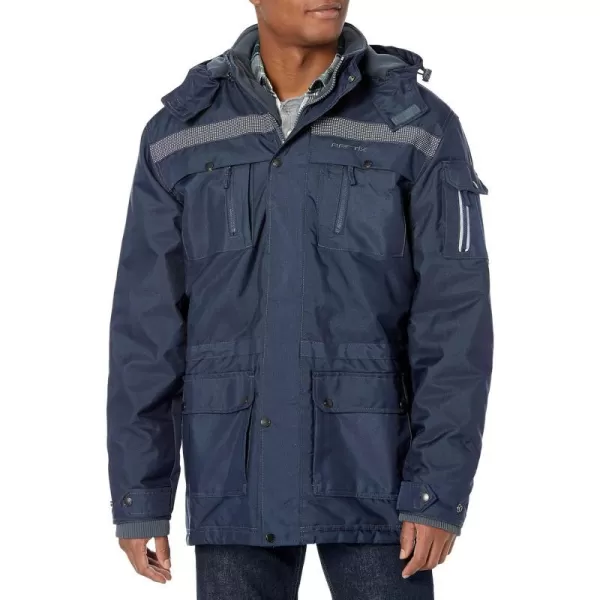 Arctix Mens Performance Tundra Jacket With Added VisibilityTall Blue Night