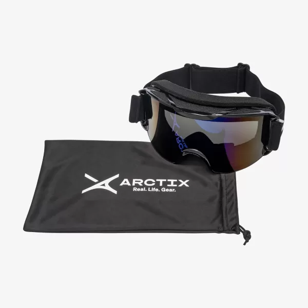 Arctix Kids Ski GogglesBlackSmoke Blue