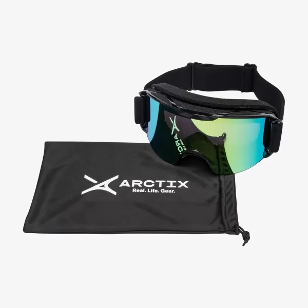 Arctix Kids Ski GogglesBlackYellow Revo