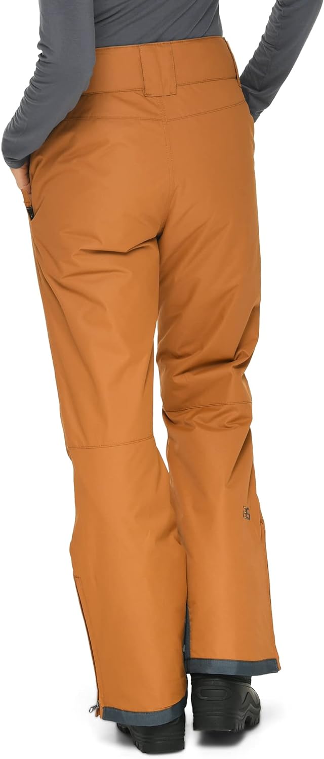 Arctix Women's Insulated Snow Pants - A6 Camo Black, 85g ThermaTech, Water & Wind Resistant | Winter Ski, Snowboard